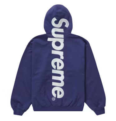 Supreme Satin Appliqué Hooded Sweatshirt (FW23)