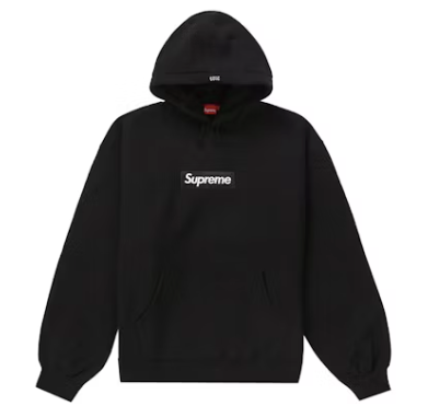 Supreme Box Logo Hooded Sweatshirt Black (FW23)