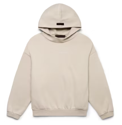 Fear of God Essentials Hoodie Silver Cloud