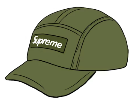 Supreme Dry Wax Cotton Camp Cap Olive