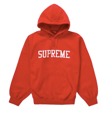 Supreme Varsity Hooded Sweatshirt Red