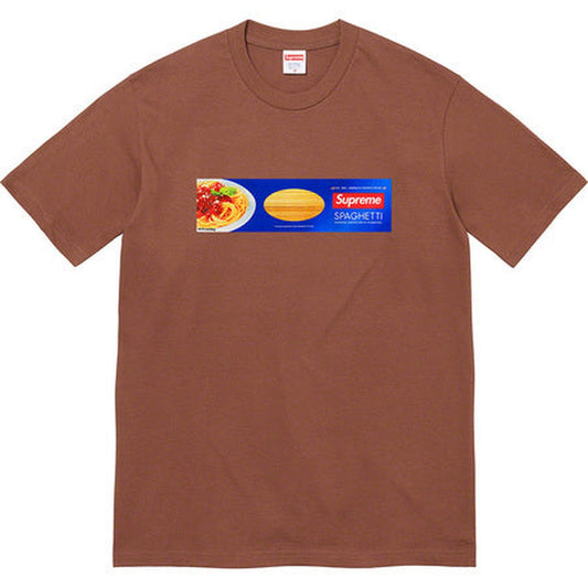 Supreme Spaghetti TSHIRT BROWN