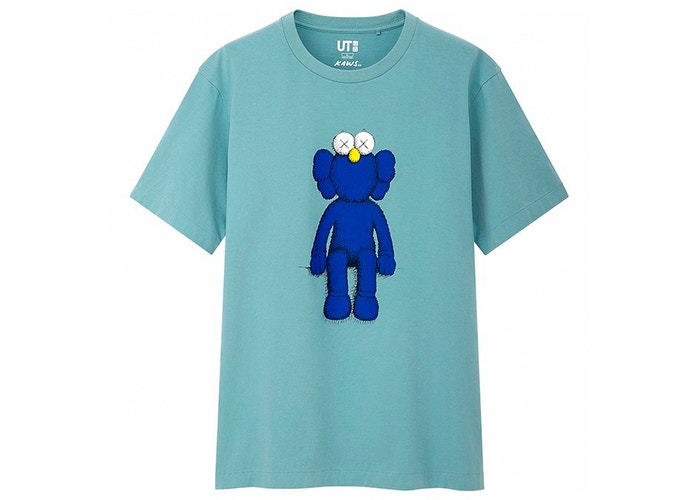 KAWS x Uniqlo Blue BFF Tee Green