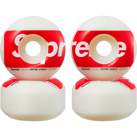 Supreme Spitfire Wheels ( Set of 4 ) White