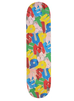 Supreme Balloons Skateboard Deck Silver