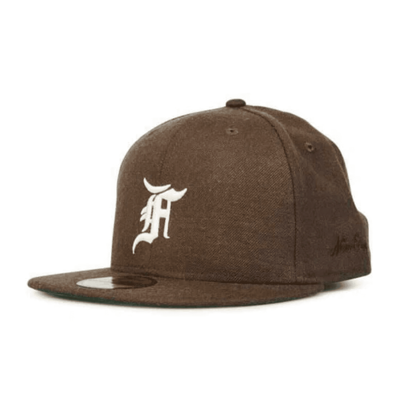 FEAR OF GOD ESSENTIALS New Era Fitted Cap (FW20) Brown/White