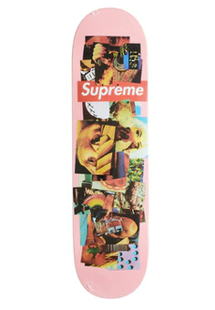 Supreme Stack Skateboard Deck Pink