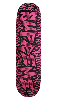 Supreme New York Yankees Airbrush Skateboard Deck Pink