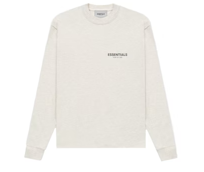 Fear of God Essentials Long Sleeve Shirt Light Heather Oatmeal