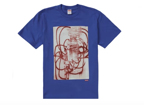 Supreme Christopher Wool 2001 Tee Royal