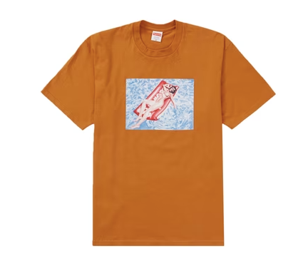 Supreme Float Tee Burnt Orange