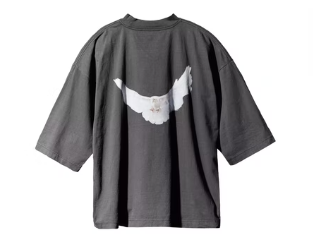Yeezy Gap Dove 3/4 Sleeve Tee Dark Grey