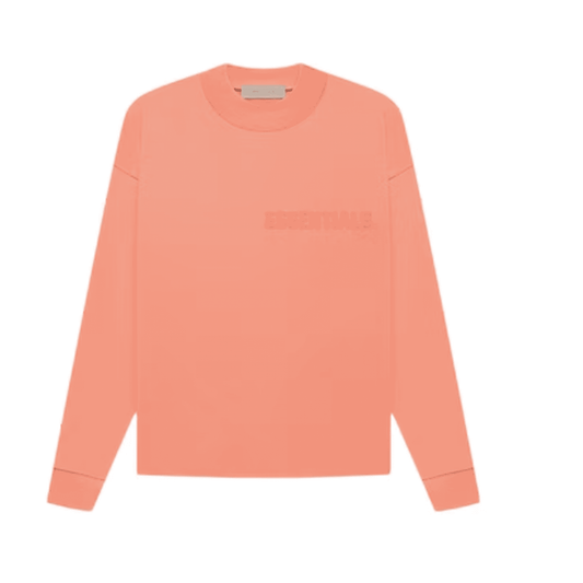 Fear of God Essentials LONG SLEEVE Shirt Coral