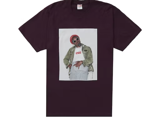 Supreme André 3000 Tee Eggplant