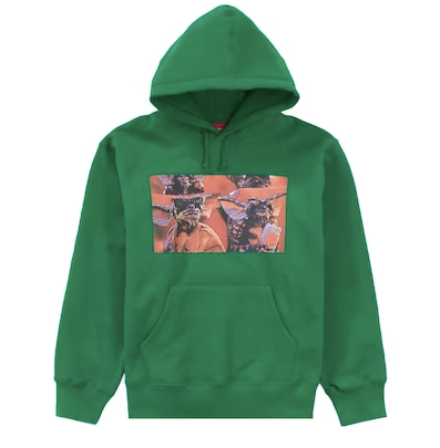 Supreme Gremlins Hooded Sweatshirt GREEN