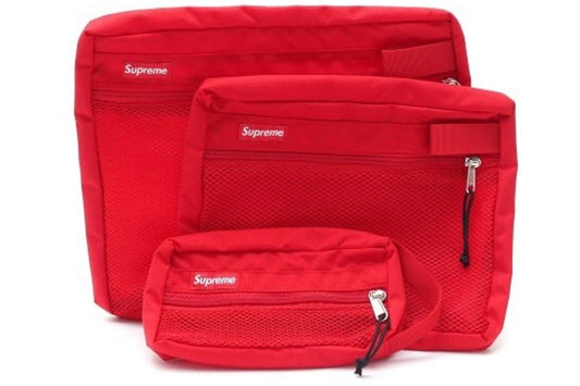 Supreme Mesh Organizer Bags Red