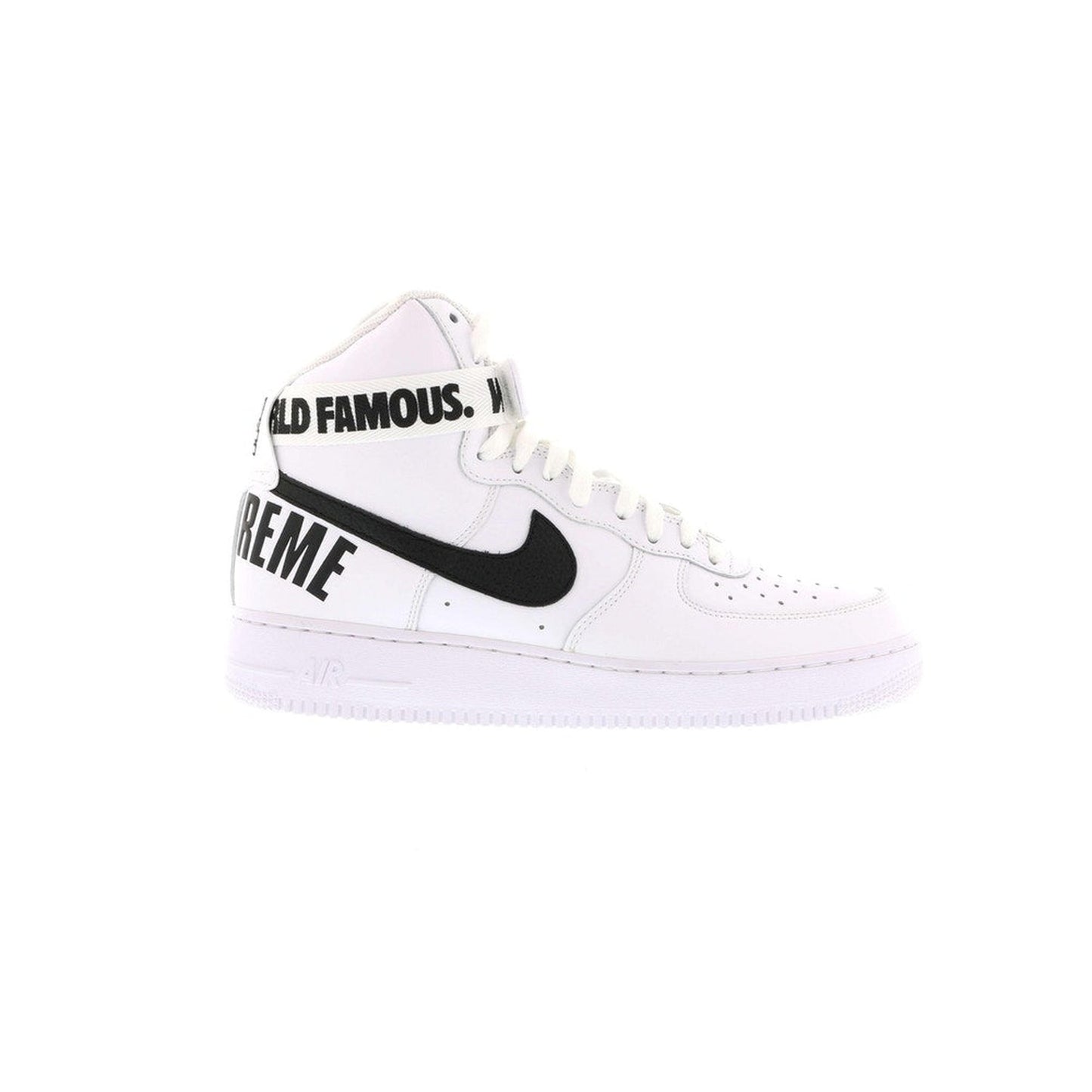 Nike Air Force 1 High Supreme World Famous White