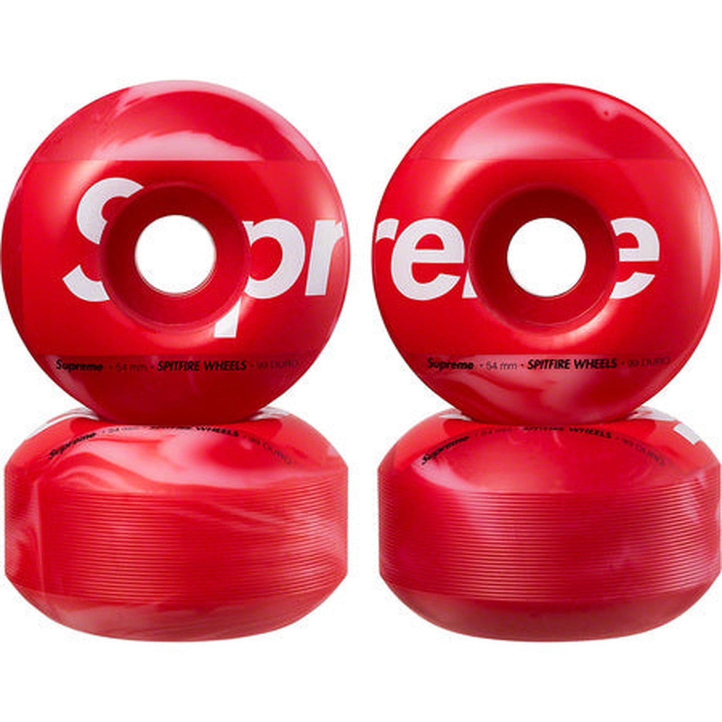 Supreme Spitfire Wheels ( Set of 4 ) Red